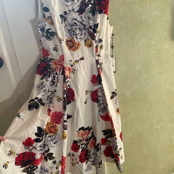 Beautiful fit and flare floral and lace - Picture 5 of 7